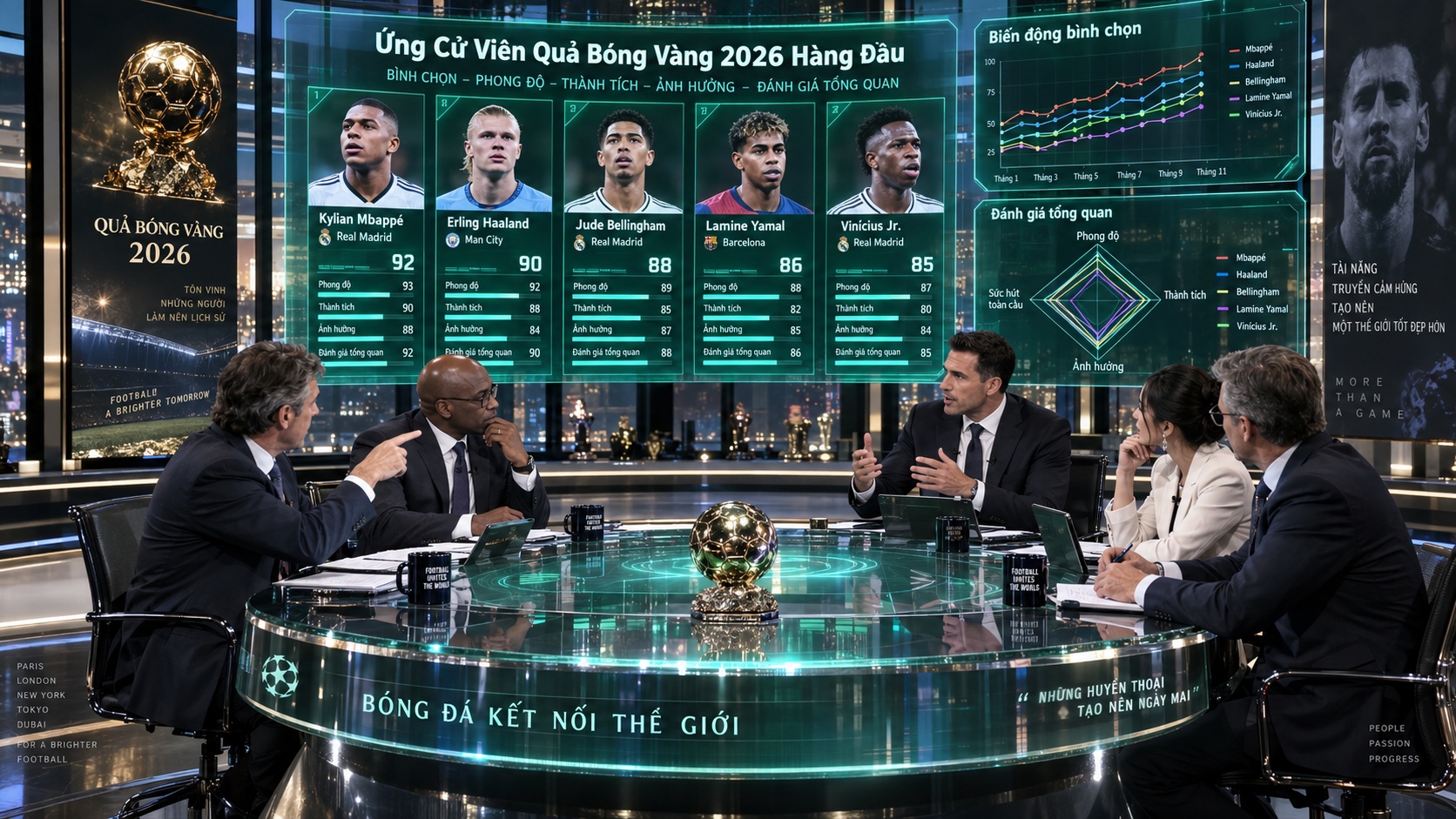 Các chuyên gia phân tích đánh giá cơ hội của ứng cử viên quả bóng vàng 2026