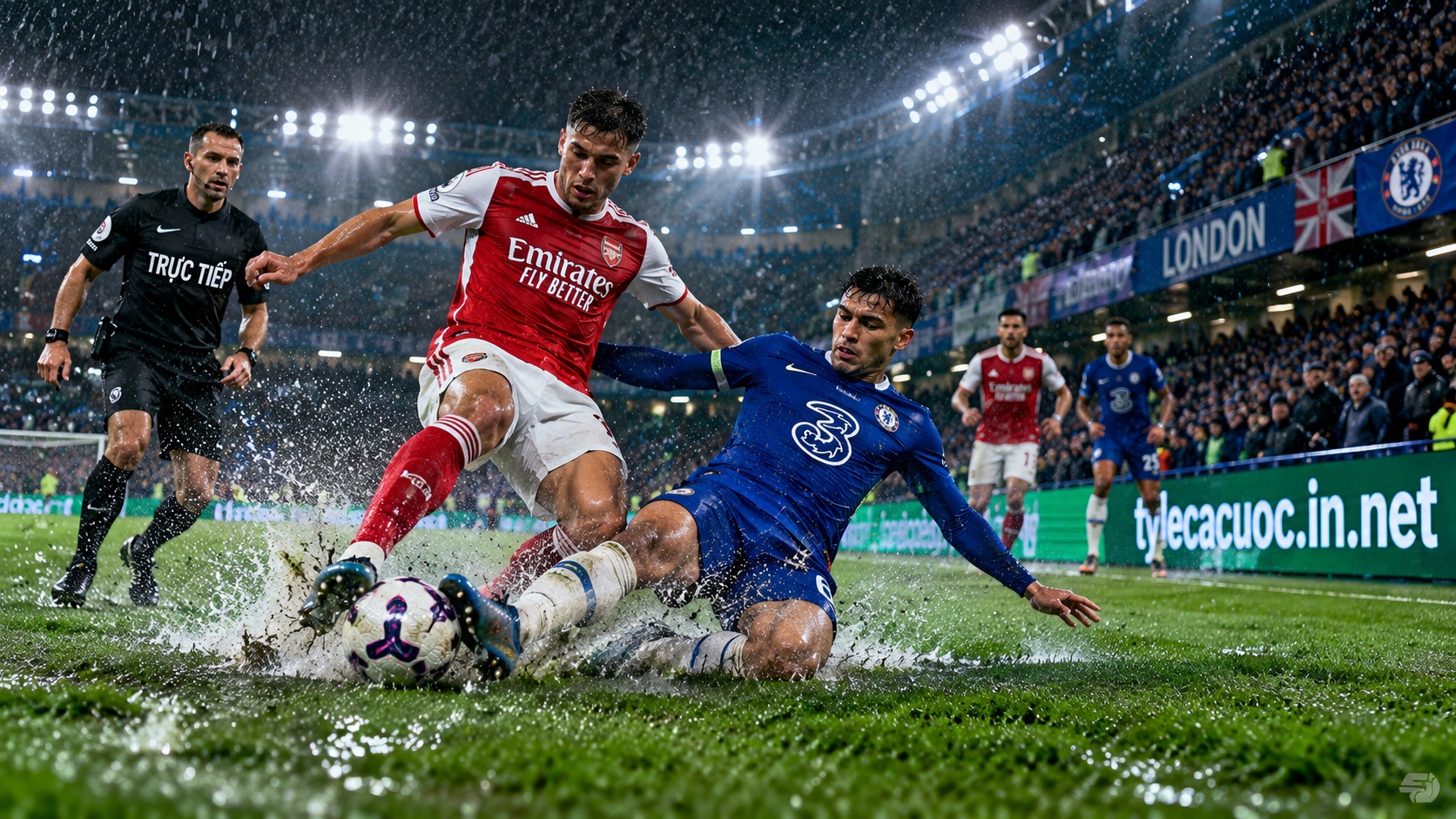 Khoảnh khắc huấn luyện viên chỉ đạo chiến thuật quyết định kết quả Arsenal vs Chelsea ở phút then chốt