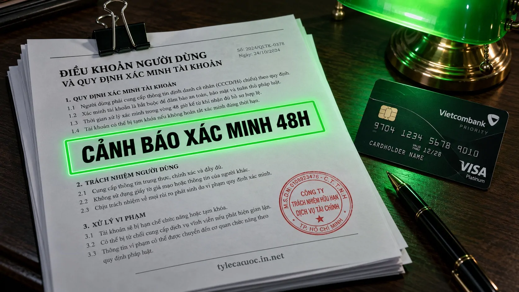 Hồ sơ thẩm định điều khoản tài khoản và rủi ro xác minh danh tính kéo dài